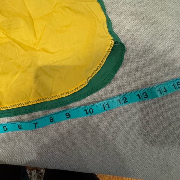 Green&  Yellow  unisex Athletic Shorts( listed under women’s 4 sizing) 💛💚zoom in - Picture 7 of 10